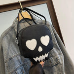 Cute Halloween Skull Small Shoulder Bags With Love Eyes Fashion Personality Crossbody Bag For Girls Women - Intuitive Goddess 1111Intuitive Goddess 1111