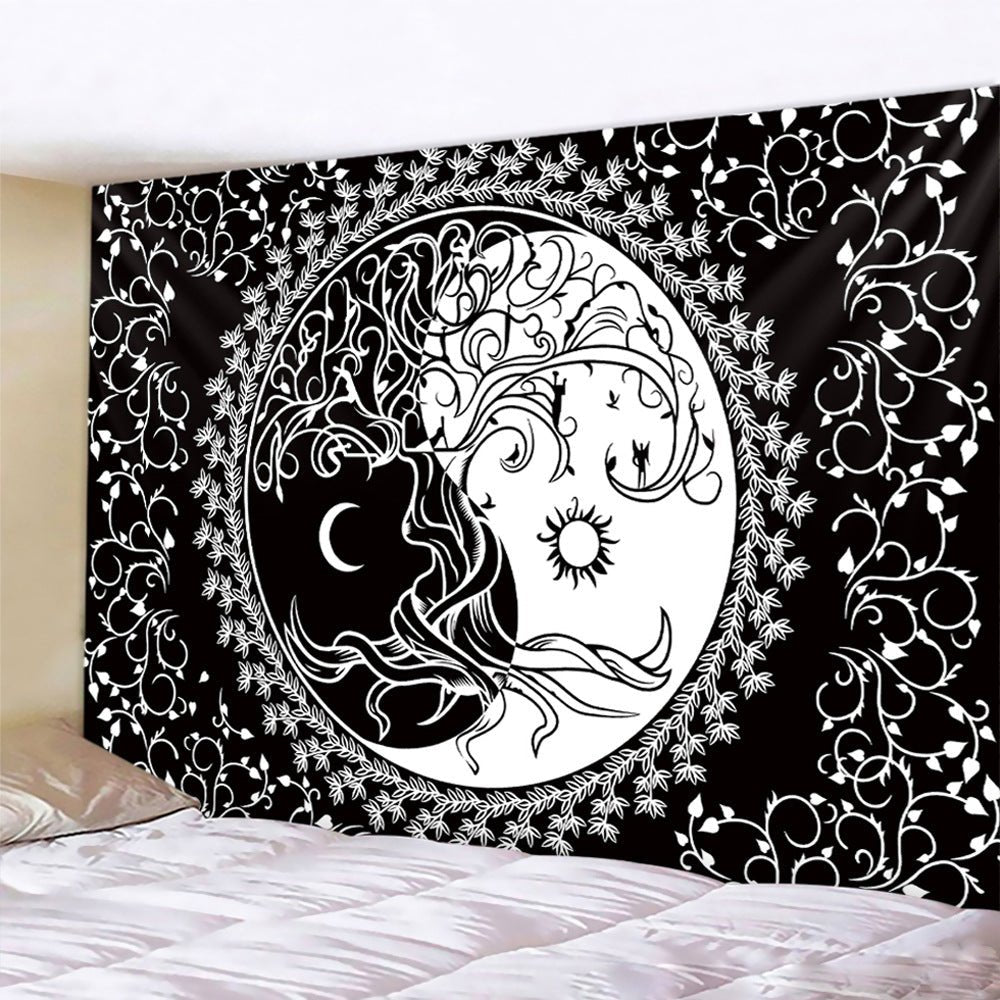 Moon Art Wall Tapestry - Intuitive Goddess 1111Intuitive Goddess 1111