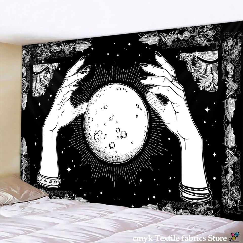 Moon Art Wall Tapestry - Intuitive Goddess 1111Intuitive Goddess 1111