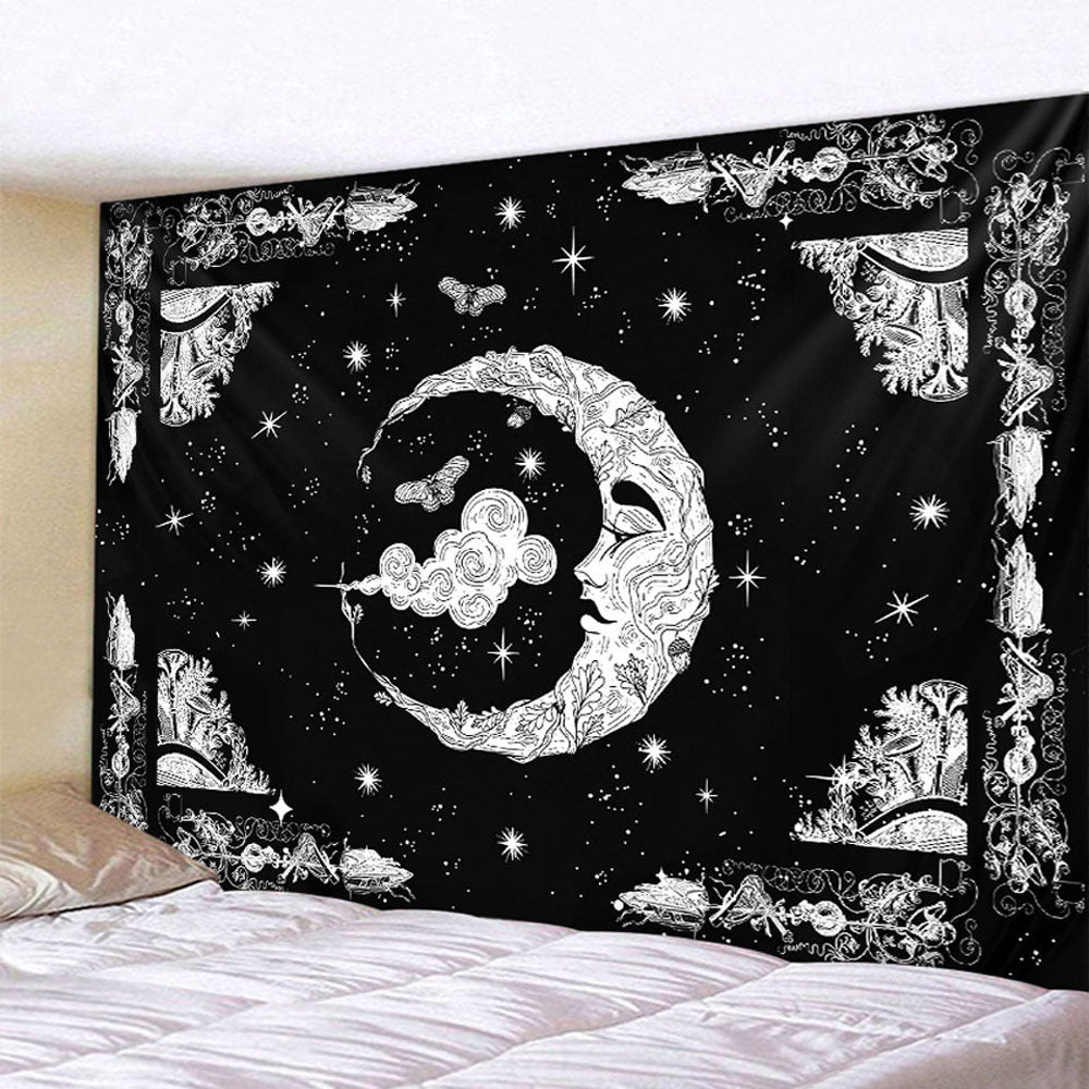 Moon Art Wall Tapestry - Intuitive Goddess 1111Intuitive Goddess 1111