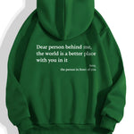 Dear Person Behind Me…Unisex Trendy Hoodies - Intuitive Goddess 1111Intuitive Goddess 1111