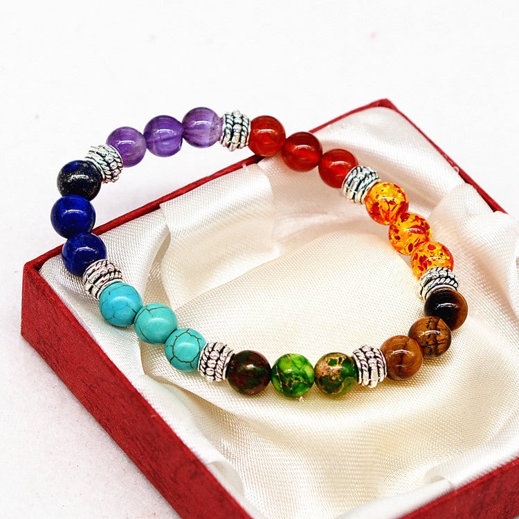 7 Chakra Healing Crystal Bracelet - Intuitive Goddess 1111Intuitive Goddess 1111