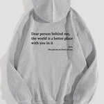 Dear Person Behind Me…Unisex Trendy Hoodies - Intuitive Goddess 1111Intuitive Goddess 1111