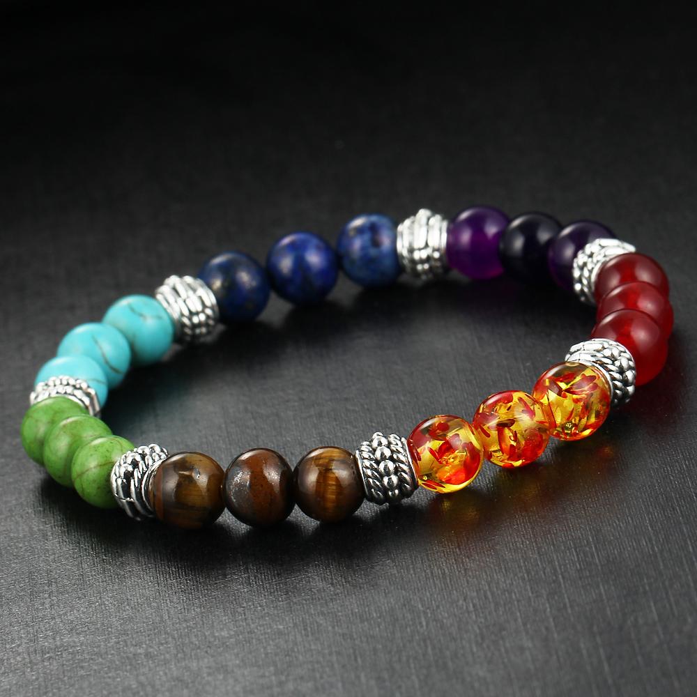 7 Chakra Healing Crystal Bracelet - Intuitive Goddess 1111Intuitive Goddess 1111