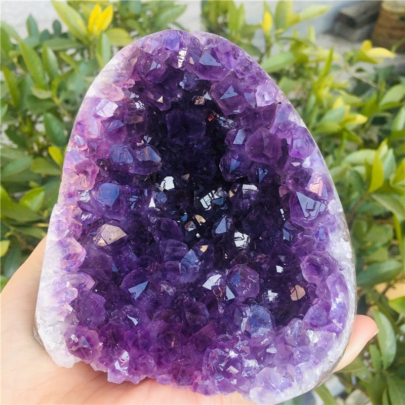 Natural Amethyst Geode Quartz Cluster Crystal - Intuitive Goddess 1111Intuitive Goddess 1111