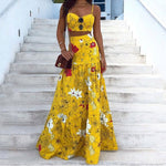 A - Line Floral Print Two Piece Set - Intuitive Goddess 1111Intuitive Goddess 1111