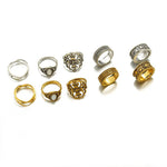 5 - piece Set Of Vintage Hollow Carved Ring - Intuitive Goddess 1111Intuitive Goddess 1111