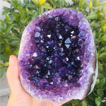 Natural Amethyst Geode Quartz Cluster Crystal - Intuitive Goddess 1111Intuitive Goddess 1111