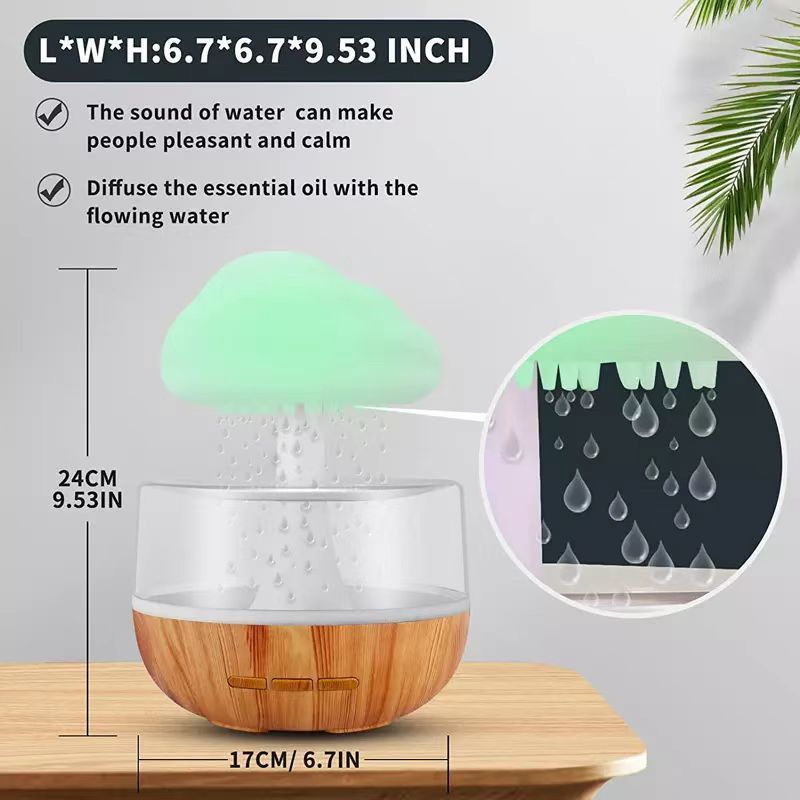 2 - in - 1 Desk Humidifier Rain Cloud Aromatherapy - Intuitive Goddess 1111Intuitive Goddess 1111