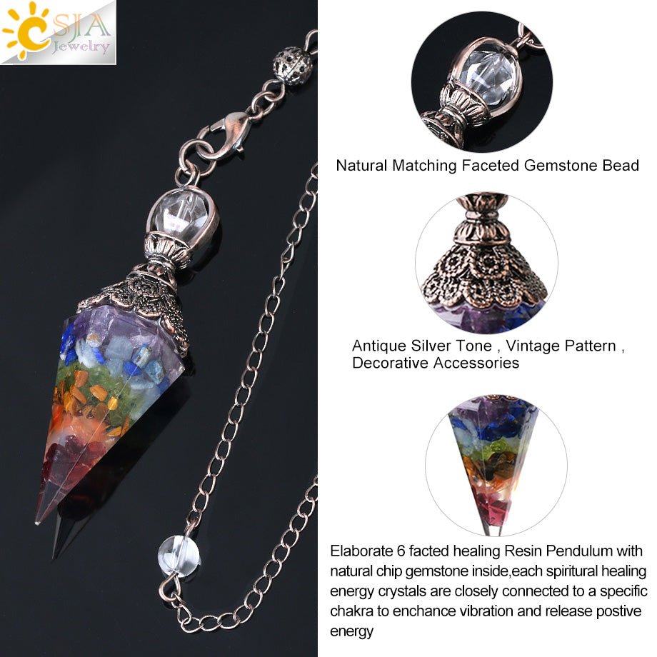 Chakra Healing Pendulum Crystals - Intuitive Goddess 1111Intuitive Goddess 1111