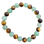 Aventurine Tiger Eye Beaded Bracelet - Intuitive Goddess 1111Intuitive Goddess 1111