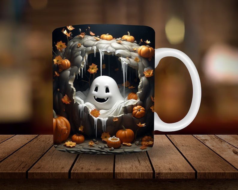 Halloween Pumpkin Ceramic Coffee Mug - Intuitive Goddess 1111Intuitive Goddess 1111