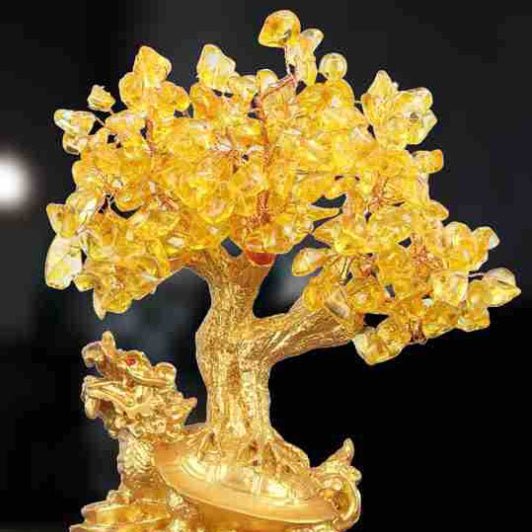 Citrine Small Water Turtle Money Tree - Intuitive Goddess 1111Intuitive Goddess 1111