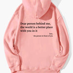 Dear Person Behind Me…Unisex Trendy Hoodies - Intuitive Goddess 1111Intuitive Goddess 1111