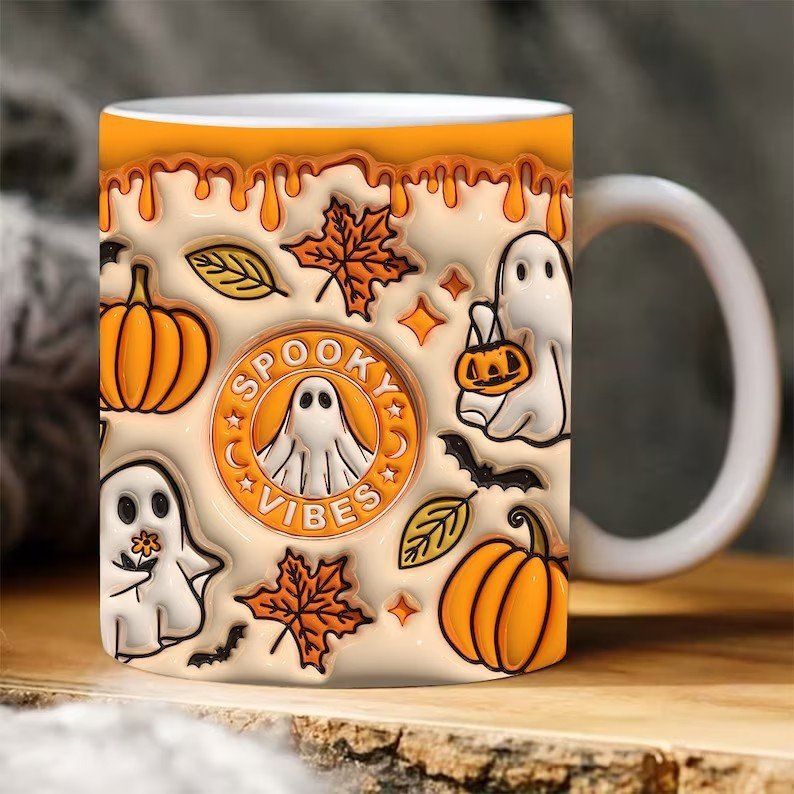 Halloween Pumpkin Ceramic Coffee Mug - Intuitive Goddess 1111Intuitive Goddess 1111