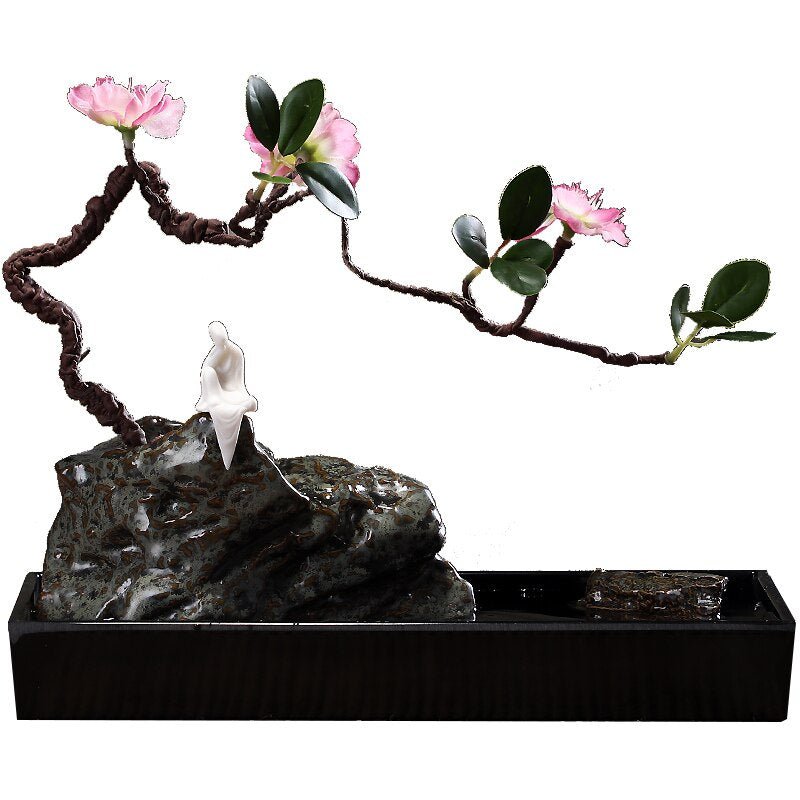 110V/220V Indoor Floral Feng Shui Water Fountain - Intuitive Goddess 1111Intuitive Goddess 1111